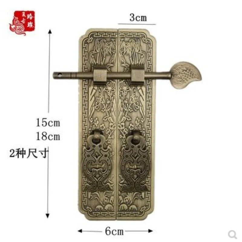 Pure Copper Antique Door Handles Kit Retro Chinese Style Gate Pulls Furniture
Pure Copper Antique Door Handles Kit Retro Chinese Style Gate Pulls Furniture
