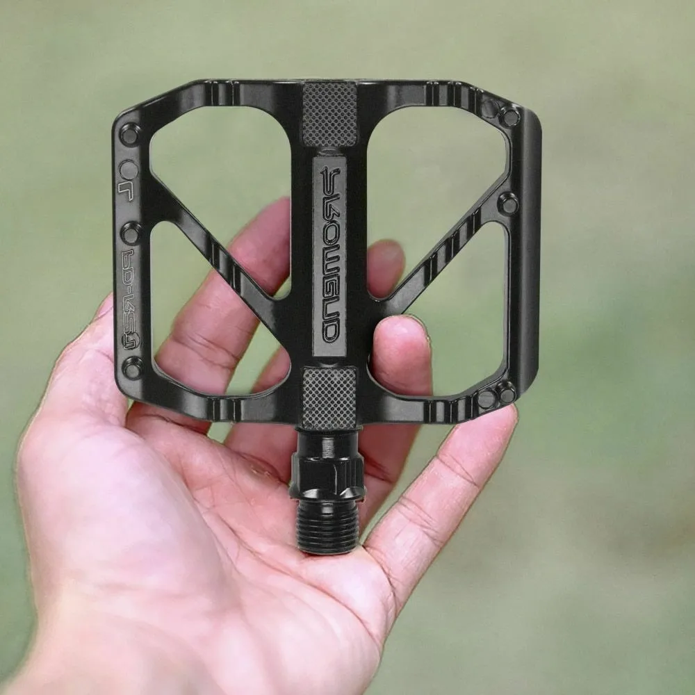 Promend R27 Bicycle Pedals Universal Size Replacement Aluminum Steel Flat Anti-Slip MTB Road Bike 1 Pair Black Alloy
Promend R27 Bicycle Pedals Universal Size Replacement Aluminum Steel Flat Anti-Slip MTB Road Bike 1 Pair Black Alloy