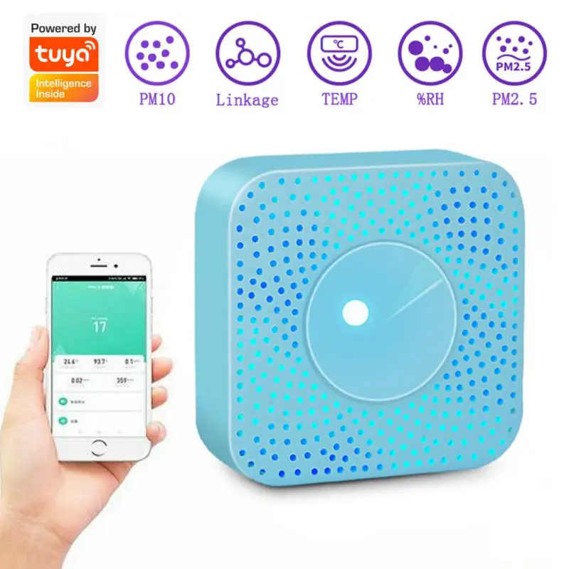 Умный датчик температуры и влажности Aubess Tuya с Wi-Fi, монитор качества воздуха PM2.5, детектор PM10, датчик Smartlife Alexa Google
Умный датчик температуры и влажности Aubess Tuya с Wi-Fi, монитор качества воздуха PM2.5, детектор PM10, датчик Smartlife Alexa Google