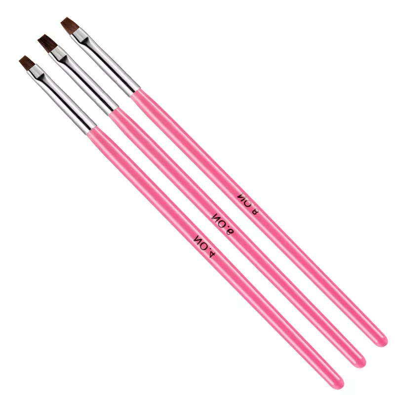 Pink Flat UV Gel Polish Brushes Nail Art Pen Shading Carving Acrylic Extension Tips Painting Drawing Manicure Tools Set
Pink Flat UV Gel Polish Brushes Nail Art Pen Shading Carving Acrylic Extension Tips Painting Drawing Manicure Tools Set