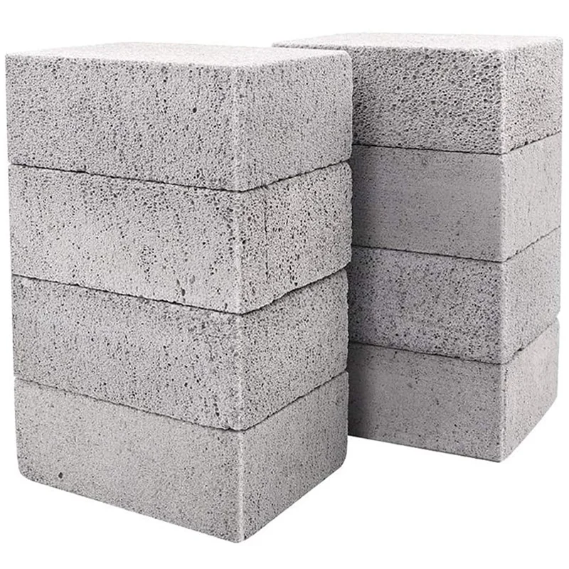 8 Pack Grill Griddle Cleaning Brick Block Pumice Stones for Removing BBQ Grills, Racks, Flat Top Cookers, Pool
8 Pack Grill Griddle Cleaning Brick Block Pumice Stones for Removing BBQ Grills, Racks, Flat Top Cookers, Pool