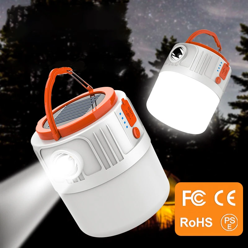 Power Bank Solar Camping Light USB Rechargeable Bulb 6 Gears Remote Control Tent Lamp Portable Lanterns Emergency Flashlight
Power Bank Solar Camping Light USB Rechargeable Bulb 6 Gears Remote Control Tent Lamp Portable Lanterns Emergency Flashlight