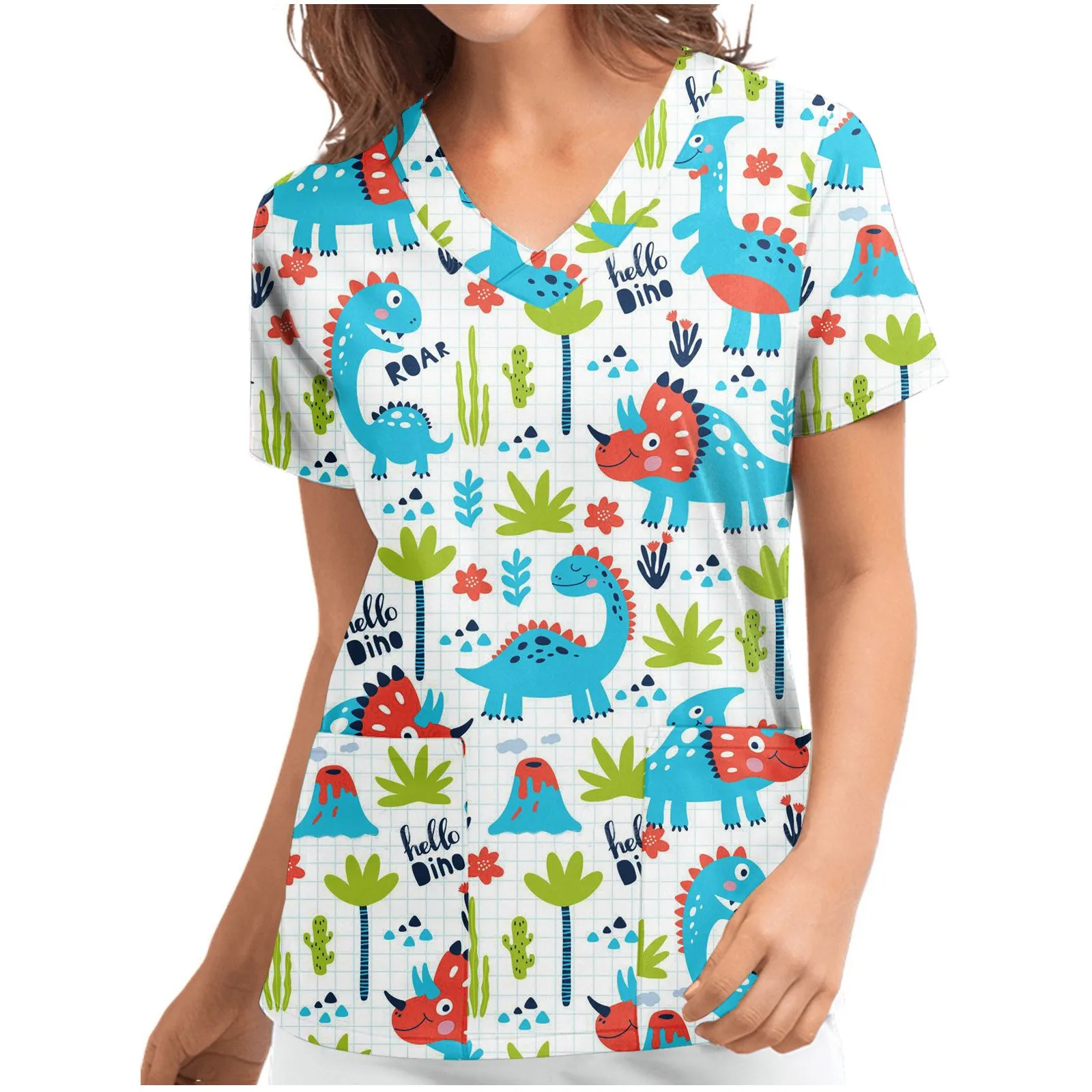 New Print Medical Surgical Uniforms Pharmacy Scrubs Tops Breathable Beauty Salon Dentistry Pet Carer Overalls Nurse Uniform
New Print Medical Surgical Uniforms Pharmacy Scrubs Tops Breathable Beauty Salon Dentistry Pet Carer Overalls Nurse Uniform