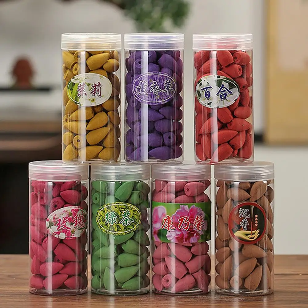 80Pcs/Bucket Backflow Incense Cones Multifunctional Relaxation Versatile Mugwort Cypress Backflow Incense Cones for Indoor
80Pcs/Bucket Backflow Incense Cones Multifunctional Relaxation Versatile Mugwort Cypress Backflow Incense Cones for Indoor