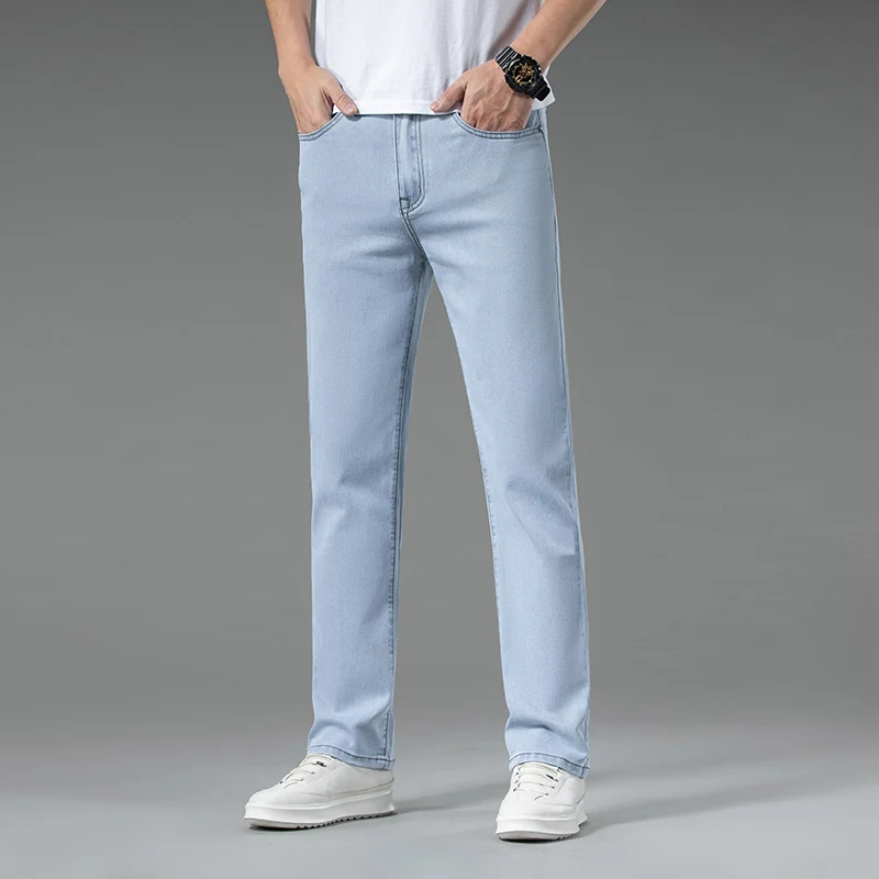 Sulee Summer New Straight Leg Loose Thin Material Men's Classic Jeans Business Casual Denim Pants Male Brand Trousers
Sulee Summer New Straight Leg Loose Thin Material Men's Classic Jeans Business Casual Denim Pants Male Brand Trousers