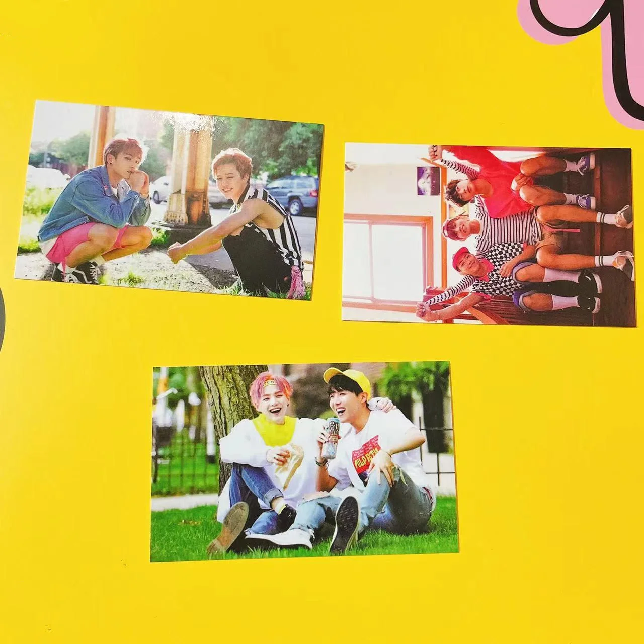 3 шт./компл. KPOP Bangtan Boys NOW3 в Чикаго Фотокарточка маленькая карточка ЛОМО карточка Новая Корея группа спасибо карточка K-POP JK V JIN SUGA RM
3 шт./компл. KPOP Bangtan Boys NOW3 в Чикаго Фотокарточка маленькая карточка ЛОМО карточка Новая Корея группа спасибо карточка K-POP JK V JIN SUGA RM