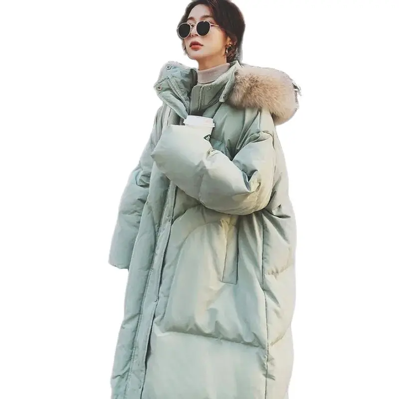 Winter Oversized Korean Loose Green Cotton Jackets Women's Clothes 2023 New Thickened Warm Long Hooded Parkas Winter Coats AC889
Winter Oversized Korean Loose Green Cotton Jackets Women's Clothes 2023 New Thickened Warm Long Hooded Parkas Winter Coats AC889