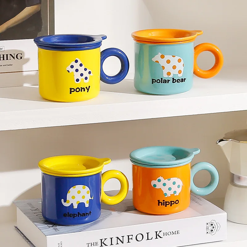 300ml New Simple and Cute Style Ceramic Mug Breakfast Milk Coffee Cup High-value Girls Cup with Lid Household Tableware Supplies
300ml New Simple and Cute Style Ceramic Mug Breakfast Milk Coffee Cup High-value Girls Cup with Lid Household Tableware Supplies