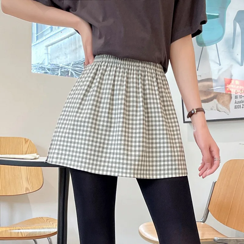 Elastic High Waist Plaid Fart Curtain for Women Spring and Summer New Style Hem Wear Bandage Skirt Split Flab Hiding Skirt
Elastic High Waist Plaid Fart Curtain for Women Spring and Summer New Style Hem Wear Bandage Skirt Split Flab Hiding Skirt
