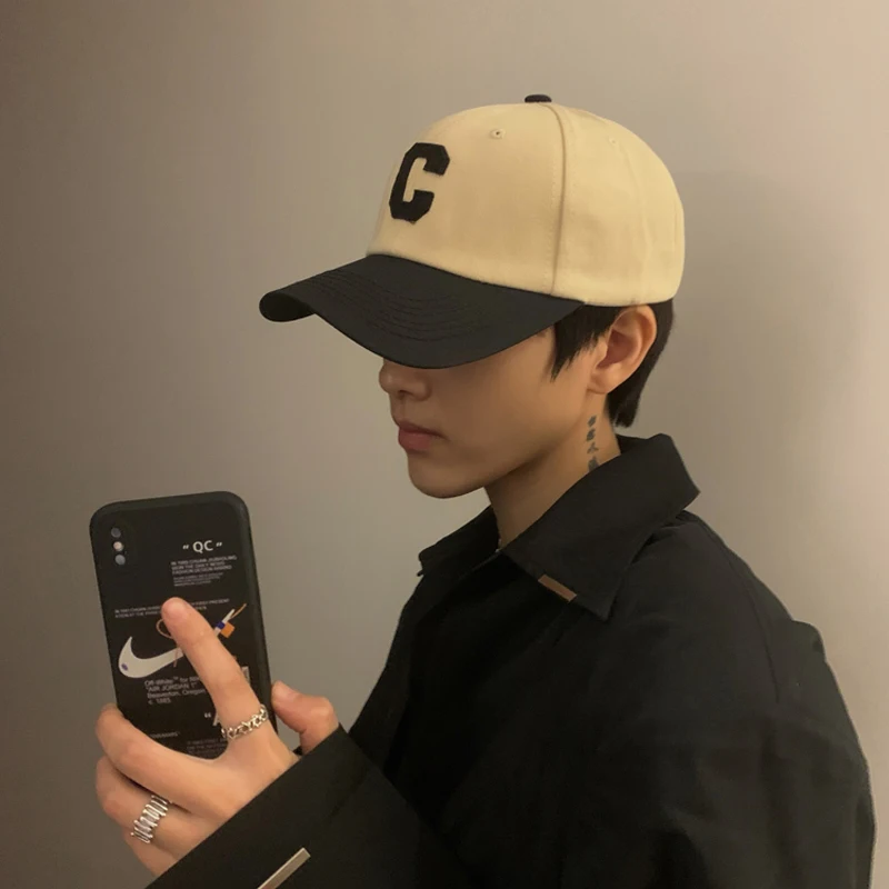 Men's Summer Wild Letter Color Matching Baseball Cap Spring and Autumn Fashion Sunscreen Peaked Cap Simple Tide Brand Sun Hat
Men's Summer Wild Letter Color Matching Baseball Cap Spring and Autumn Fashion Sunscreen Peaked Cap Simple Tide Brand Sun Hat