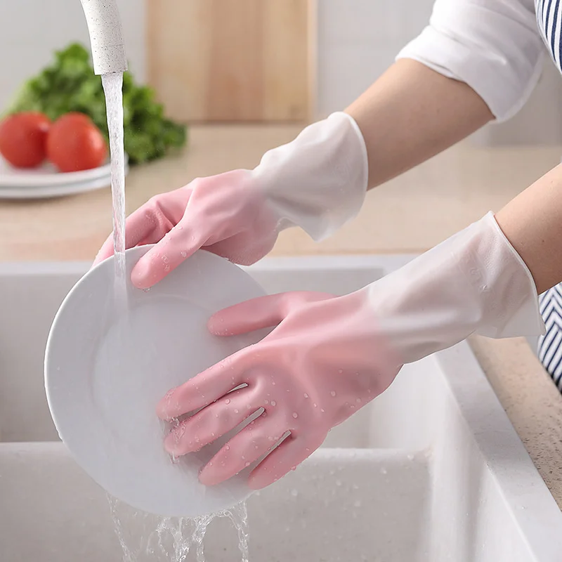 Household Kitchen Cleaning Household Gloves Non-Slip Durable Rubber Gloves Waterproof Two-Color Dishwashing Leather Gloves
Household Kitchen Cleaning Household Gloves Non-Slip Durable Rubber Gloves Waterproof Two-Color Dishwashing Leather Gloves