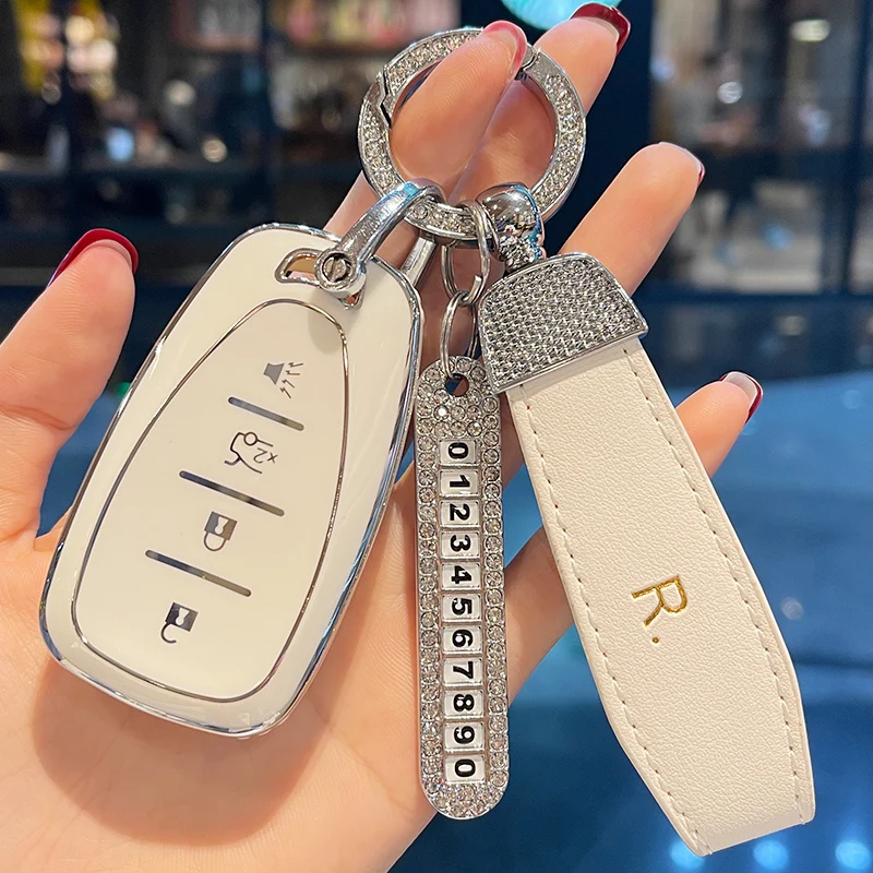 Leather No. Car Key Case Cover for Chevrolet Malibu XL Equinox Bolt Volt Camaro Blazer Premier RS Camaro Traverse SS Trailblazer
Leather No. Car Key Case Cover for Chevrolet Malibu XL Equinox Bolt Volt Camaro Blazer Premier RS Camaro Traverse SS Trailblazer