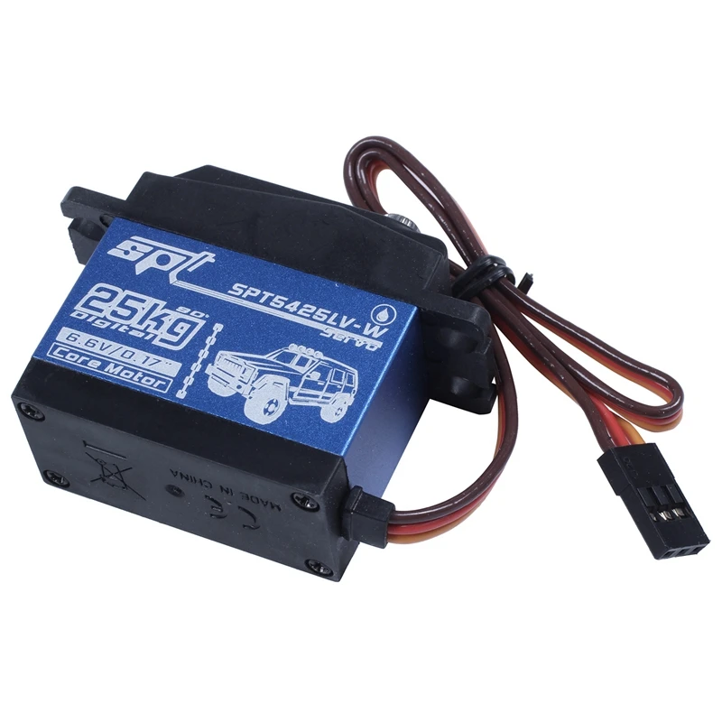 Waterproof Spt5425lv-W 25Kg 90 Degrees Digital Servo For 1:8 1:10 Rc Car Boat Robot Toys For Children Rc Car Parts
Waterproof Spt5425lv-W 25Kg 90 Degrees Digital Servo For 1:8 1:10 Rc Car Boat Robot Toys For Children Rc Car Parts