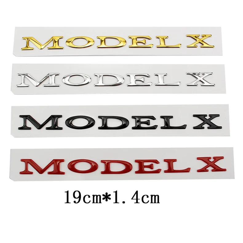 3D ABS Letters Model X Car Rear Boot Trunk Emblem Badge Sticker Decals For Tesla SpaceX Model 3 X S Y Car Styling Accessories
3D ABS Letters Model X Car Rear Boot Trunk Emblem Badge Sticker Decals For Tesla SpaceX Model 3 X S Y Car Styling Accessories