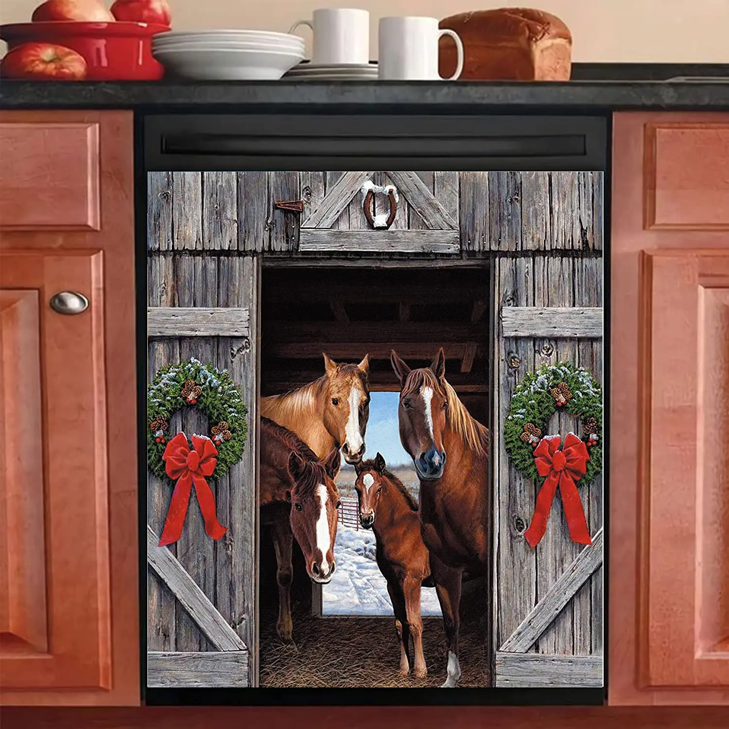 Kitchen Decor Horse Dishwasher Magnet Sticker, Christmas Decoration, Farm Animal Home Cabinets Stickers, Funny Design Magnetic C
Kitchen Decor Horse Dishwasher Magnet Sticker, Christmas Decoration, Farm Animal Home Cabinets Stickers, Funny Design Magnetic C