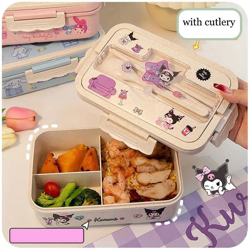 Cinnamoroll Kuromi Lunch Box Kawaii Anime My Melody Cinnamoroll Sealed Leak-Proof Food Container Cutlery Outdoor Picnic Bento
Cinnamoroll Kuromi Lunch Box Kawaii Anime My Melody Cinnamoroll Sealed Leak-Proof Food Container Cutlery Outdoor Picnic Bento