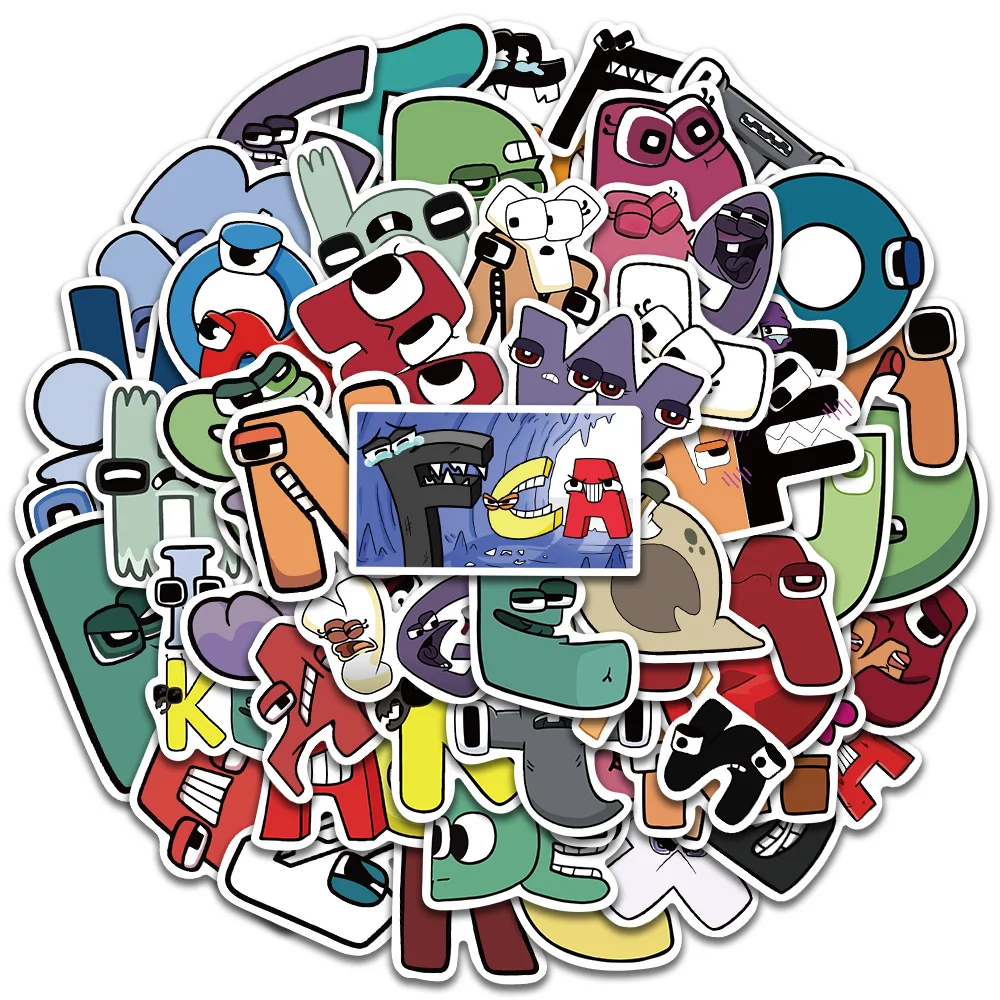 10/52pcs Vinyl Laptop Decals Funny Cartoon Alphabet Lore Anime Stickers For Guitar Luggage Phone Diary Waterproof Graffiti
10/52pcs Vinyl Laptop Decals Funny Cartoon Alphabet Lore Anime Stickers For Guitar Luggage Phone Diary Waterproof Graffiti