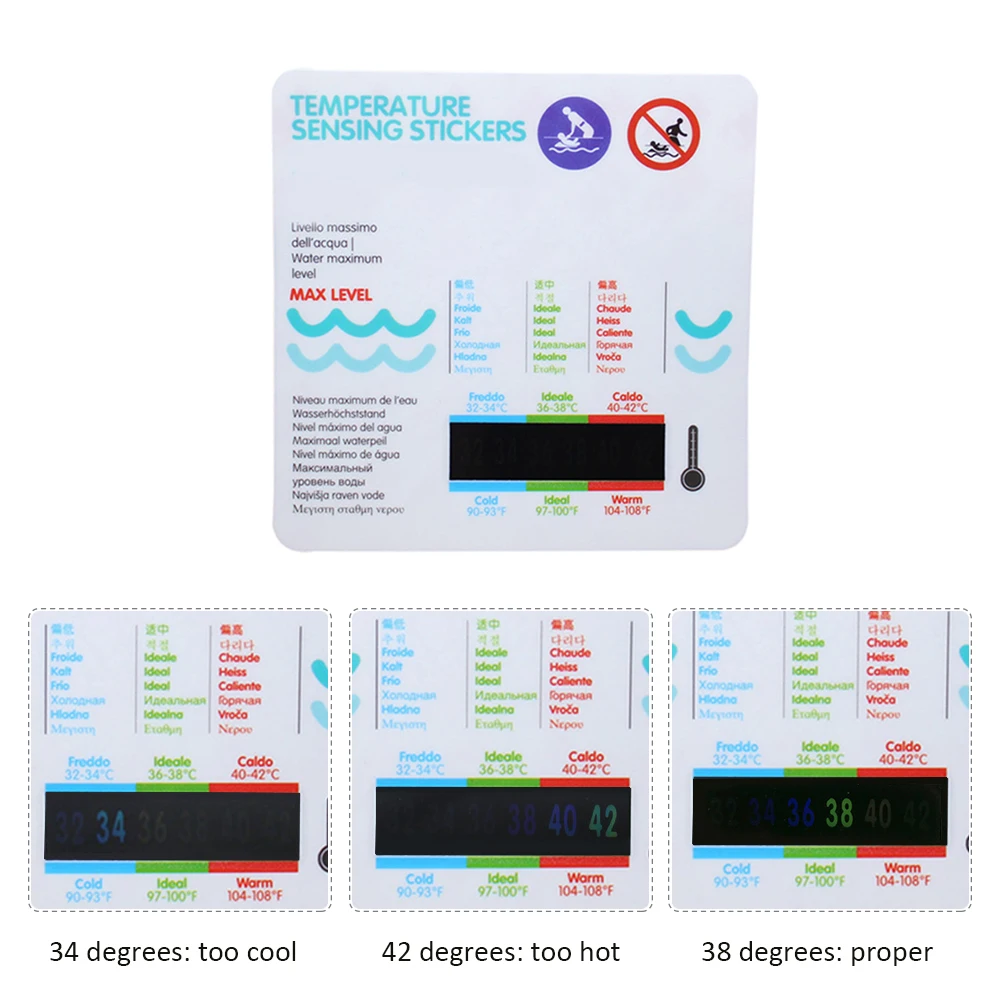 1Pcs Baby Bath Temperature Stickers Cartoon Bathtub Pool Temperature Card Water Temperature Measuring Card Sticker
1Pcs Baby Bath Temperature Stickers Cartoon Bathtub Pool Temperature Card Water Temperature Measuring Card Sticker