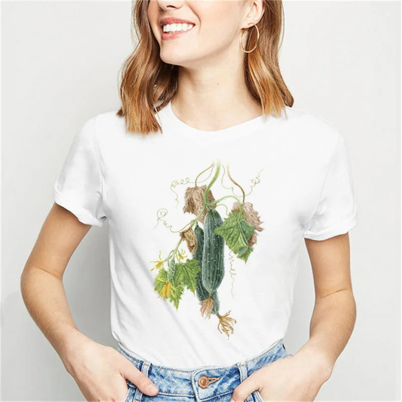 Женская футболка в стиле Харадзюку 90-х, повседневная забавная футболка с мультяшным принтом огурцов и графическим принтом, модная Повседне...
Женская футболка в стиле Харадзюку 90-х, повседневная забавная футболка с мультяшным принтом огурцов и графическим принтом, модная Повседне...