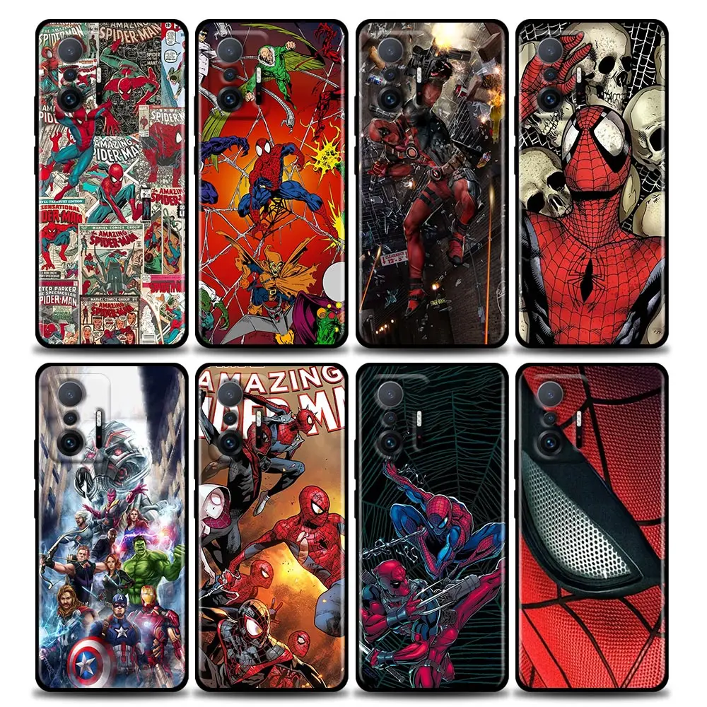 Venom Spiderman Deadpool Phone Case for Xiaomi Mi 12 12X 11T X4 NFC M3 F3 GT M4 Pro Lite NE 5G Poco M3 M4 X4 Soft TPU Case
Venom Spiderman Deadpool Phone Case for Xiaomi Mi 12 12X 11T X4 NFC M3 F3 GT M4 Pro Lite NE 5G Poco M3 M4 X4 Soft TPU Case