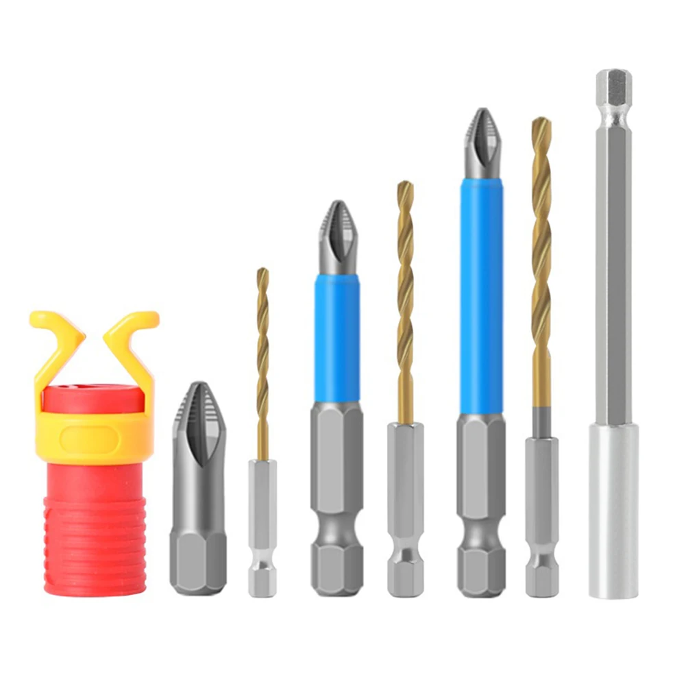 Screwdriver Drill Bits Kit 8pcs 8pcs Set Anti-slip For Woodworking For Workshop Hand Tools Nutdrivers Practical
Screwdriver Drill Bits Kit 8pcs 8pcs Set Anti-slip For Woodworking For Workshop Hand Tools Nutdrivers Practical