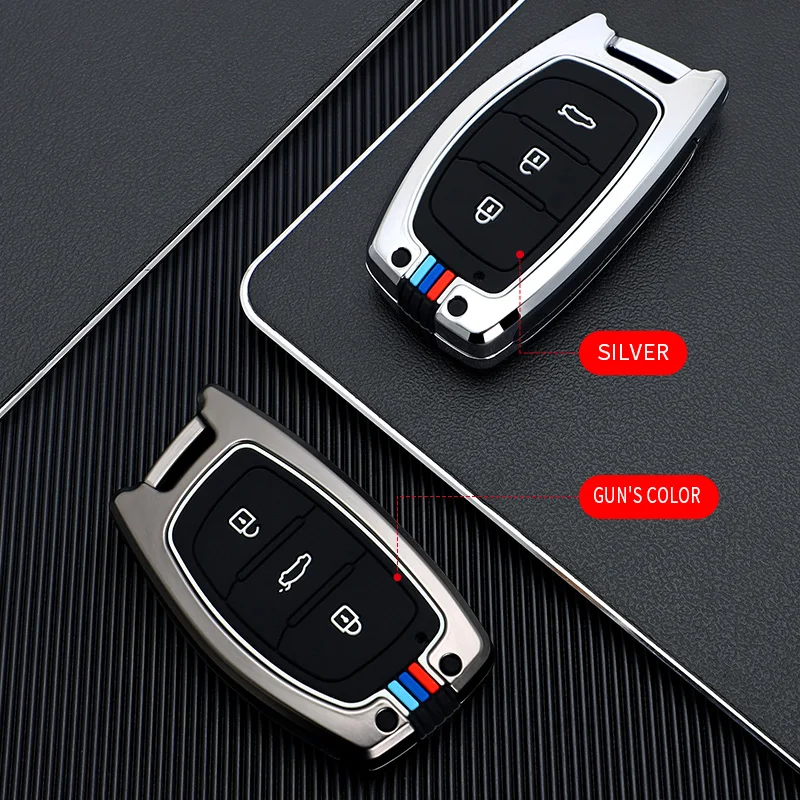 Автомобильный брелок для ключей из цинкового сплава чехол Hyundai Tucson Elantra Sonata Ioniq 2015
