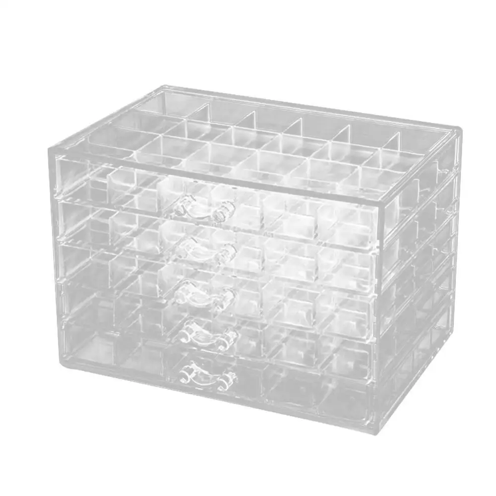 Makeup Transparent Organizer 120 Grids Acrylic Nail Display Jewelry Drawer Box 
Makeup Transparent Organizer 120 Grids Acrylic Nail Display Jewelry Drawer Box