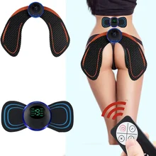 USB Rechargeable EMS Muscle Stimulator ABS Abdominal Muscle Trainer Toner Body Fitness Hip Trainer Shaping Patch