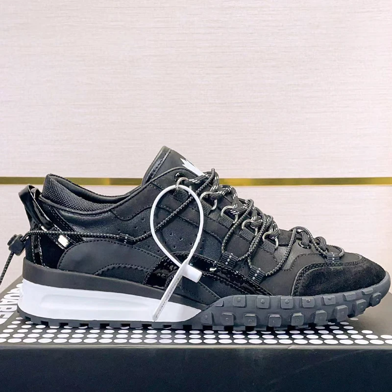 Men Running Shoes Genuine Leather Outdoor Casual Jogging Sport Shoes for Women Black Fashion Height Walking Loves Sneakers
Men Running Shoes Genuine Leather Outdoor Casual Jogging Sport Shoes for Women Black Fashion Height Walking Loves Sneakers