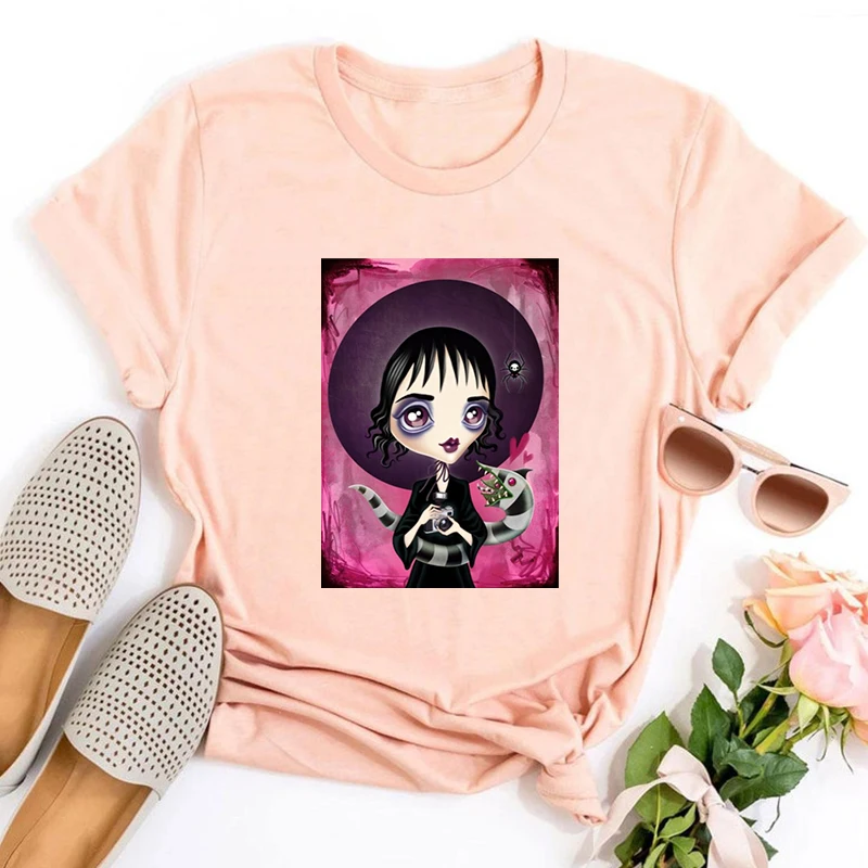 Beetlejuice T Shirt Casual Strange Aesthetic Clothes Vintage Graphic T Shirts Summer Anime Tops T-shirts for Women L
Beetlejuice T Shirt Casual Strange Aesthetic Clothes Vintage Graphic T Shirts Summer Anime Tops T-shirts for Women L