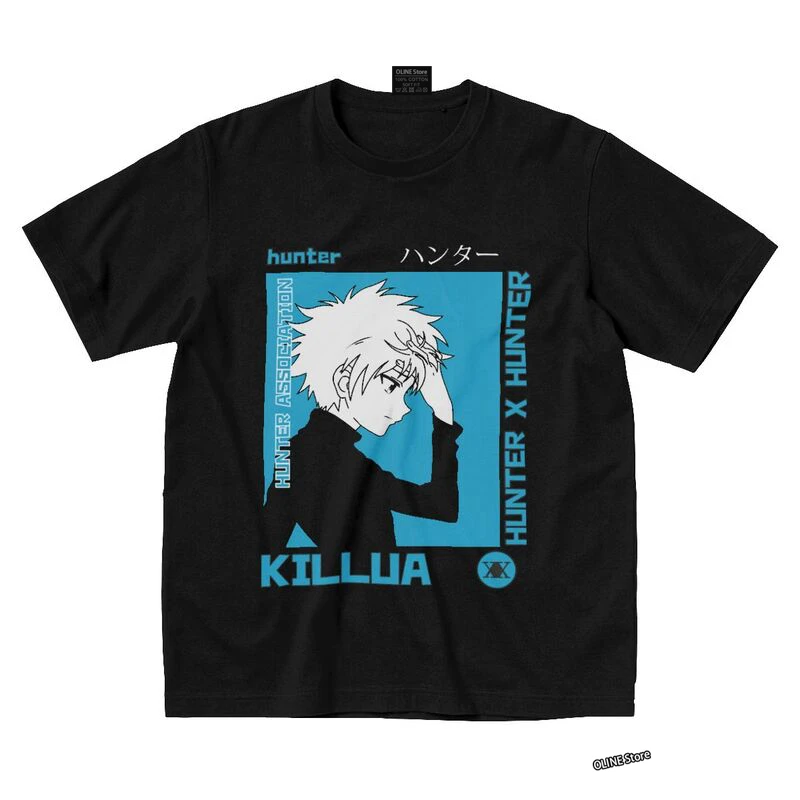 Mens Hunter X Hunter T Shirt Short Sleeves Cotton Tshirt Cool T-shirt Graphic Hxh Killua Zoldyck Tee Tops Oversized Apparel
Mens Hunter X Hunter T Shirt Short Sleeves Cotton Tshirt Cool T-shirt Graphic Hxh Killua Zoldyck Tee Tops Oversized Apparel