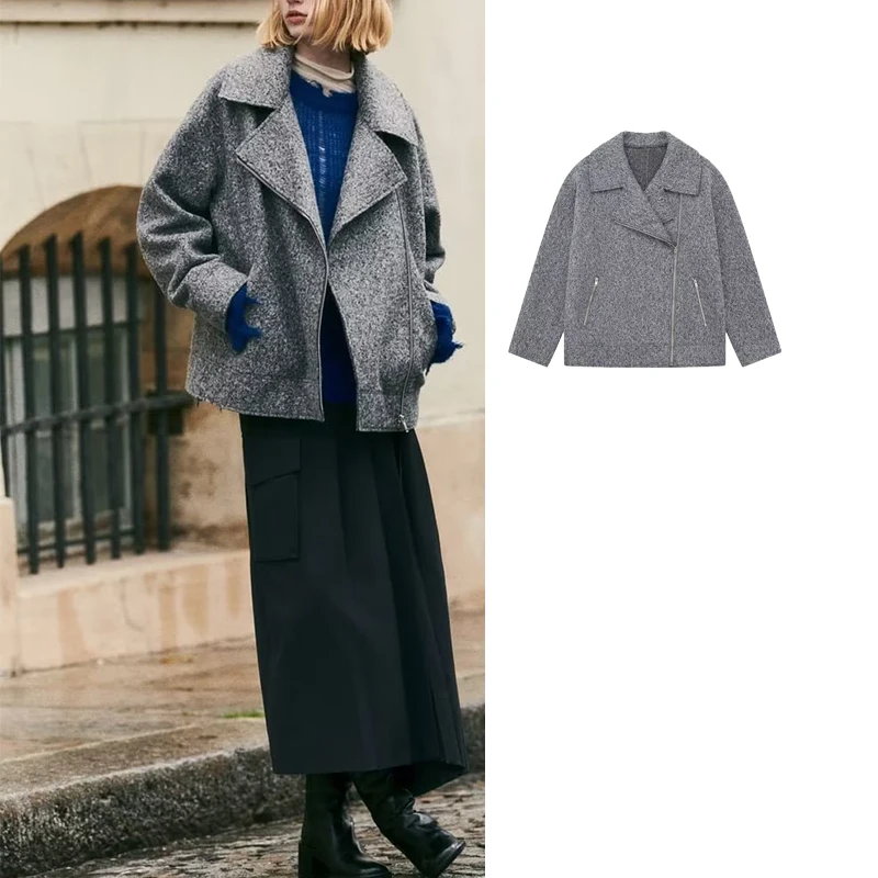 Куртка-бомбер женская шерстяная, на молнии, с длинным рукавом
Куртка-бомбер женская шерстяная, на молнии, с длинным рукавом