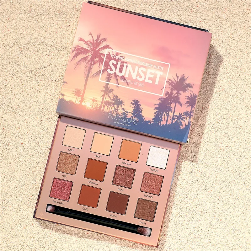 12 Colors Sunrise Glitter Eyeshadow Palette Easy to Wear Matte Pigmented Eye Shadow Powder Makeup Eyeshadow Pallete
12 Colors Sunrise Glitter Eyeshadow Palette Easy to Wear Matte Pigmented Eye Shadow Powder Makeup Eyeshadow Pallete