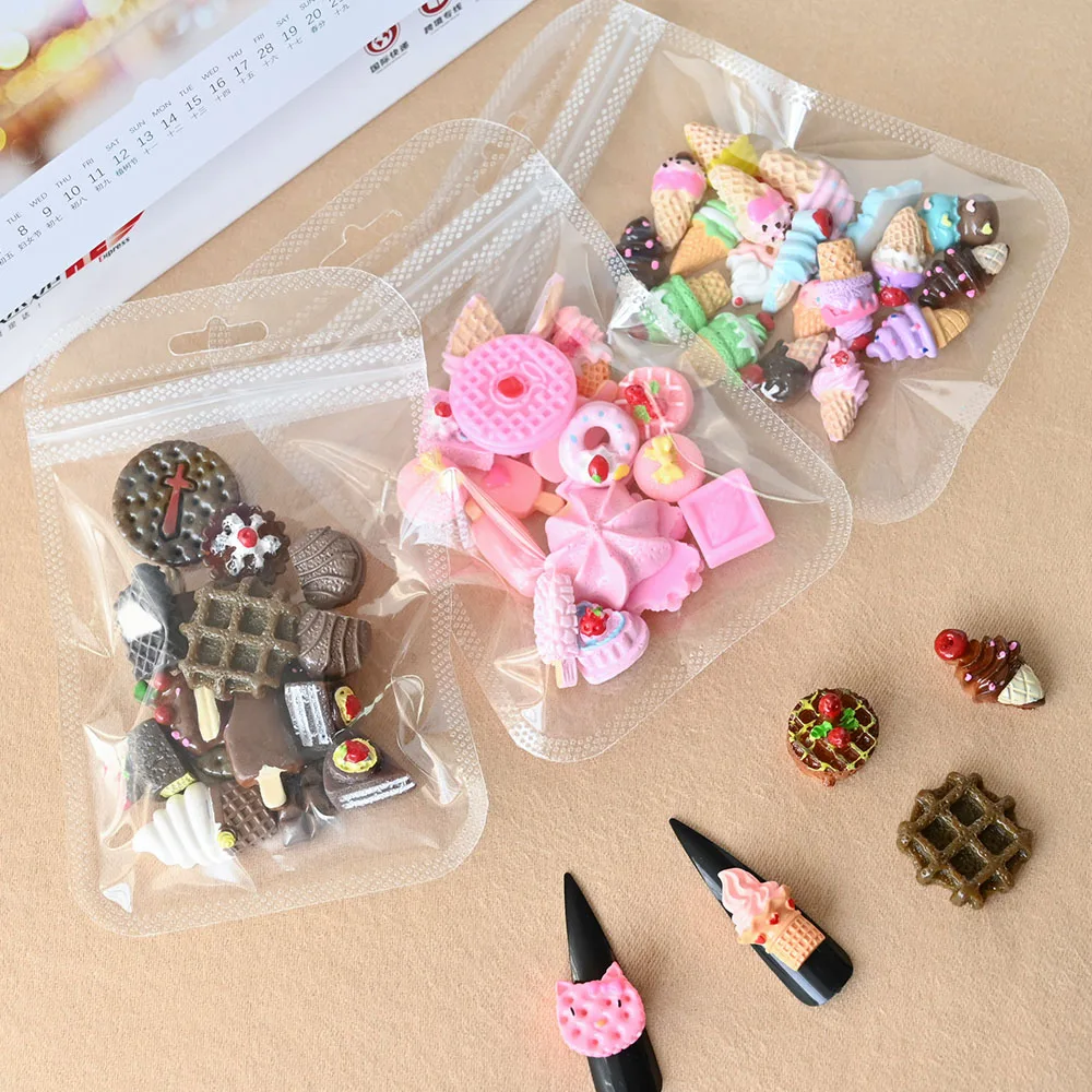 20Pcs/Bag Kawaii Donuts Biscuit Nail Art Decoration Mix Sweet Candy Charms Resin Ice Cream Popsicle Manicure Craft Ornament KY#5
20Pcs/Bag Kawaii Donuts Biscuit Nail Art Decoration Mix Sweet Candy Charms Resin Ice Cream Popsicle Manicure Craft Ornament KY#5