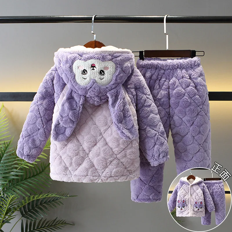 Disney LinaBell StellaLou Three Layers of Quilted Hooded Loungewear Set Tops+Pants 2pcs Kid Thick Warm Leisure Cartoon Pajamas
Disney LinaBell StellaLou Three Layers of Quilted Hooded Loungewear Set Tops+Pants 2pcs Kid Thick Warm Leisure Cartoon Pajamas