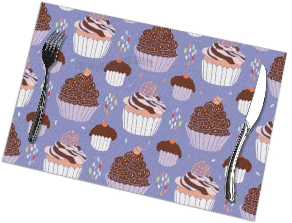 Cupcakes Pattern Table Mats Placemats Countertop Protection for Kitchen Dining Table Heat Resistant Baking Mat(12x18 inch)
Cupcakes Pattern Table Mats Placemats Countertop Protection for Kitchen Dining Table Heat Resistant Baking Mat(12x18 inch)
