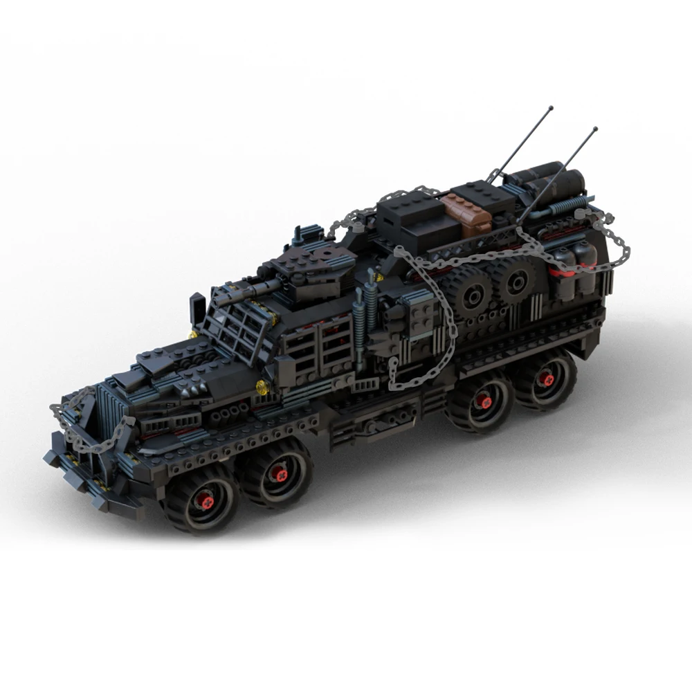 MOC The War Rig Desert Vehicle Mad Truck Building Blocks Kit Mechanical high-tech vehicle Car Brick Model Toys Birthdays Gift
MOC The War Rig Desert Vehicle Mad Truck Building Blocks Kit Mechanical high-tech vehicle Car Brick Model Toys Birthdays Gift