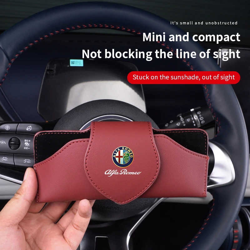 Для Alfa Romeo 4C 159 Spider Giulia Giulietta 156 Tonale Mito 147 Stelvio автоматический держатель для солнцезащитных очков, зажим для автомобильного солнцезащитного козырька, чехол для очков
Для Alfa Romeo 4C 159 Spider Giulia Giulietta 156 Tonale Mito 147 Stelvio автоматический держатель для солнцезащитных очков, зажим для автомобильного солнцезащитного козырька, чехол для очков