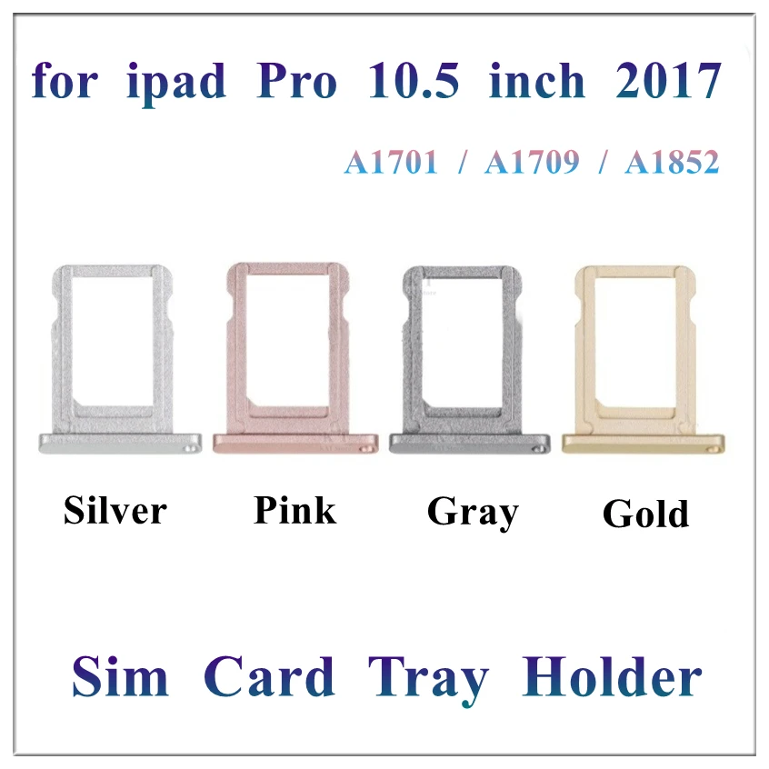 1 шт. для iPad Pro 10,5 дюймов 2017 A1701 A1709 A1852 держатель лотка для SIM-карты слот контейнер адаптер Замена Ремонт Запчасти
1 шт. для iPad Pro 10,5 дюймов 2017 A1701 A1709 A1852 держатель лотка для SIM-карты слот контейнер адаптер Замена Ремонт Запчасти
