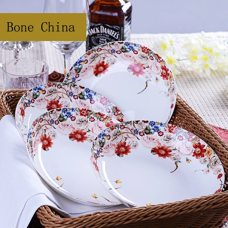 4pcs, 8inch, Fine Bone China Serving Plate Dinnerware, Ceramic Dinner Plates, Porcelain Buffet Charger Plate, Pasta Plate Baking
4pcs, 8inch, Fine Bone China Serving Plate Dinnerware, Ceramic Dinner Plates, Porcelain Buffet Charger Plate, Pasta Plate Baking