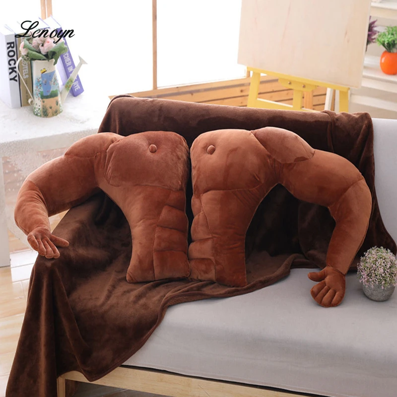 

Creative Boyfriend Arm Plush Toys Large Funny Simulation Arm Muscle Cushion Sleeping Hug Pillow Toy Birthday Gift For Girlfriend