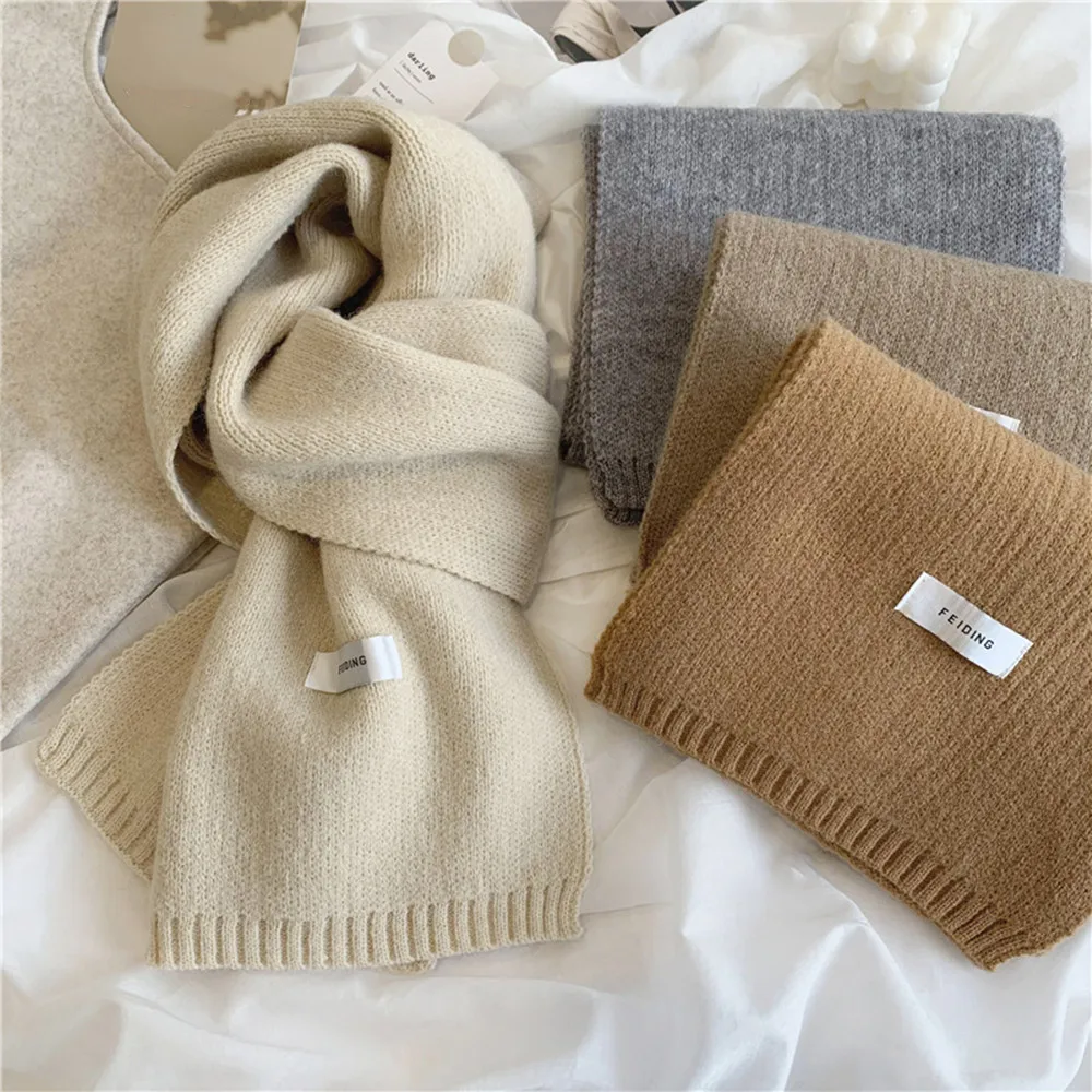 15 Colors Women Autumn Winter Solid Color Scarf Slim Neckerchief Soft Brown White Warm Knitted Woolen Ins Neck Pashmina Shawl
15 Colors Women Autumn Winter Solid Color Scarf Slim Neckerchief Soft Brown White Warm Knitted Woolen Ins Neck Pashmina Shawl