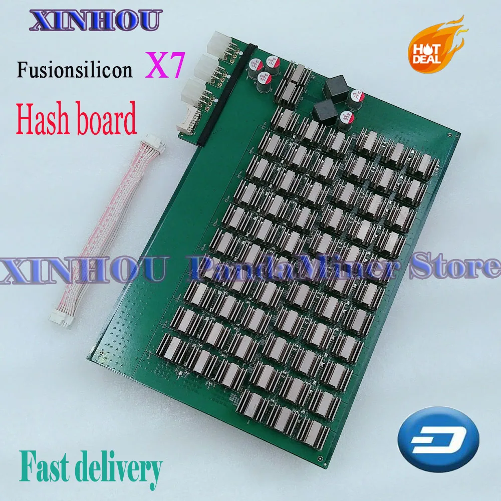 Б/у FusionSilicon X7 hash board DASH miner ASIC для замены панели Bad Hash Fusion X7
Б/у FusionSilicon X7 hash board DASH miner ASIC для замены панели Bad Hash Fusion X7