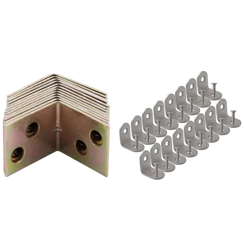 12Pcs Metal Shelf Support 90 Degree Right Angle Bracket & 16X Corner Brace, 20Mmx20mm Stainless Steel
12Pcs Metal Shelf Support 90 Degree Right Angle Bracket & 16X Corner Brace, 20Mmx20mm Stainless Steel
