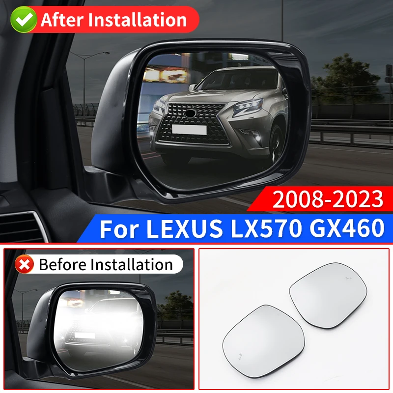 

Для Lexus LX570 GX460 2008-2023 2022 2021 2020 электронное антибликовое зеркало заднего вида LX 570 GX 460 модернизированные аксессуары для интерьера