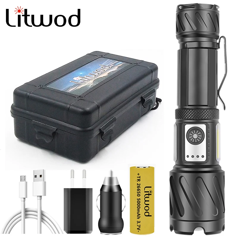 Супер яркий XHP160 высококачественный светодиодный фонарик Usb Перезаряжаемый 18650 26650 аккумулятор масштабифонарь онарик COB красный желтый свет 
Супер яркий XHP160 высококачественный светодиодный фонарик Usb Перезаряжаемый 18650 26650 аккумулятор масштабифонарь онарик COB красный желтый свет