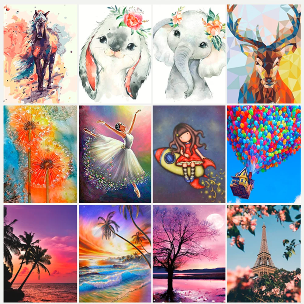 5D DIY Landscape Diamond Painting Cartoon Animal Deer Horse Elephant Diamond Embroidery Mosaic Rhinestone Pictures Home Decor
5D DIY Landscape Diamond Painting Cartoon Animal Deer Horse Elephant Diamond Embroidery Mosaic Rhinestone Pictures Home Decor