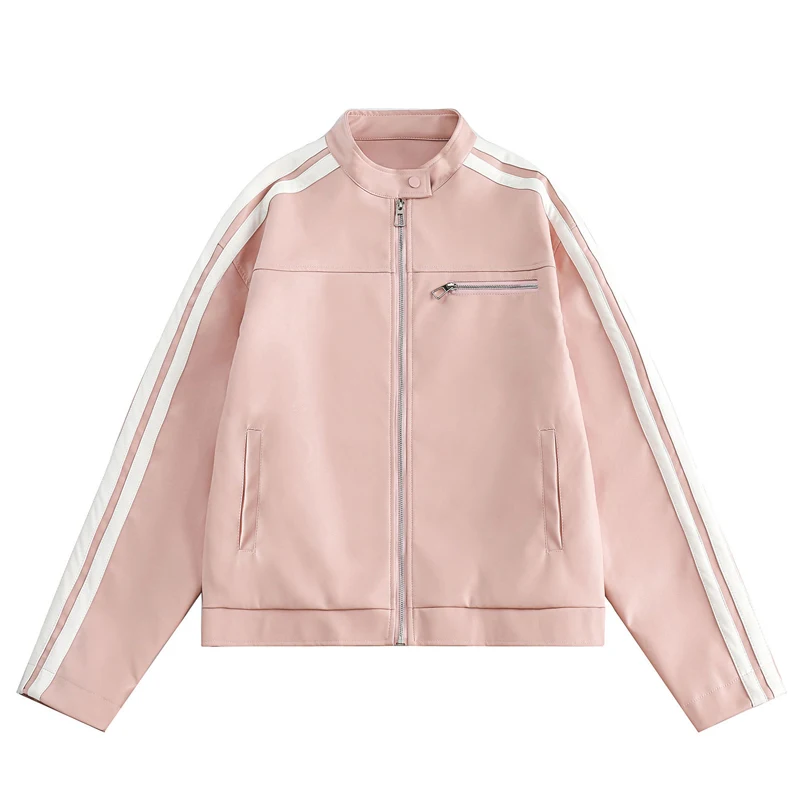 Женская винтажная куртка из ПУ кожи, Повседневная модная куртка на молнии с несколькими карманами для пар, мотоциклетная одежда в стиле Харадзюку, 2023
Женская винтажная куртка из ПУ кожи, Повседневная модная куртка на молнии с несколькими карманами для пар, мотоциклетная одежда в стиле Харадзюку, 2023