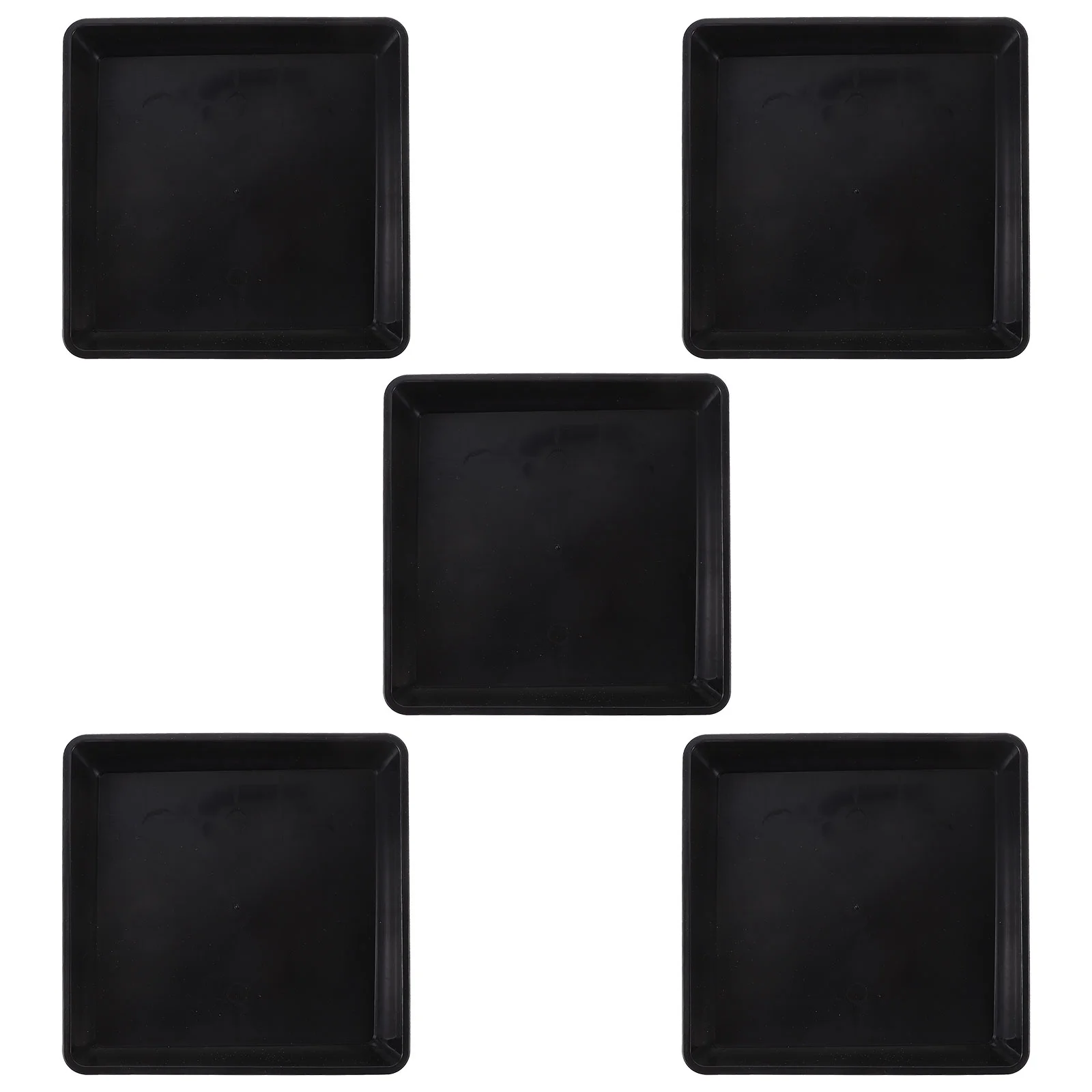 5 Pcs Black Floral Rug Flowerpot Support Square Garden Ornament Watering Tray Bracket Planter Holder Pallet Pots
5 Pcs Black Floral Rug Flowerpot Support Square Garden Ornament Watering Tray Bracket Planter Holder Pallet Pots