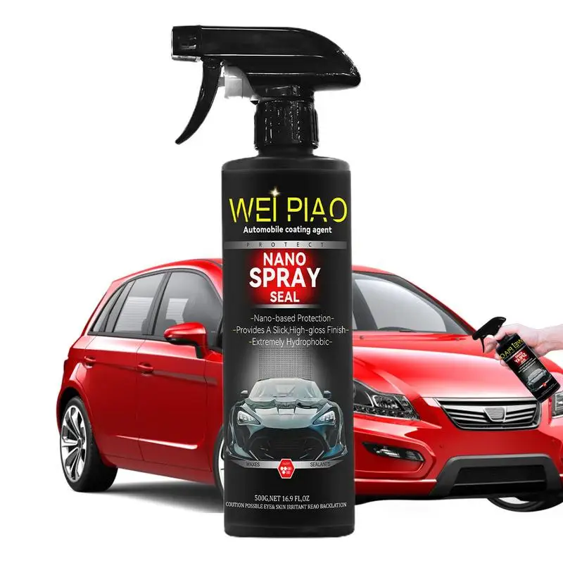 Crystal Agent Coating For Car 500ml Nano Crystal Spray Coating Agent For Car Long Lasting Protective Car Maintenance Supplies 
Crystal Agent Coating For Car 500ml Nano Crystal Spray Coating Agent For Car Long Lasting Protective Car Maintenance Supplies